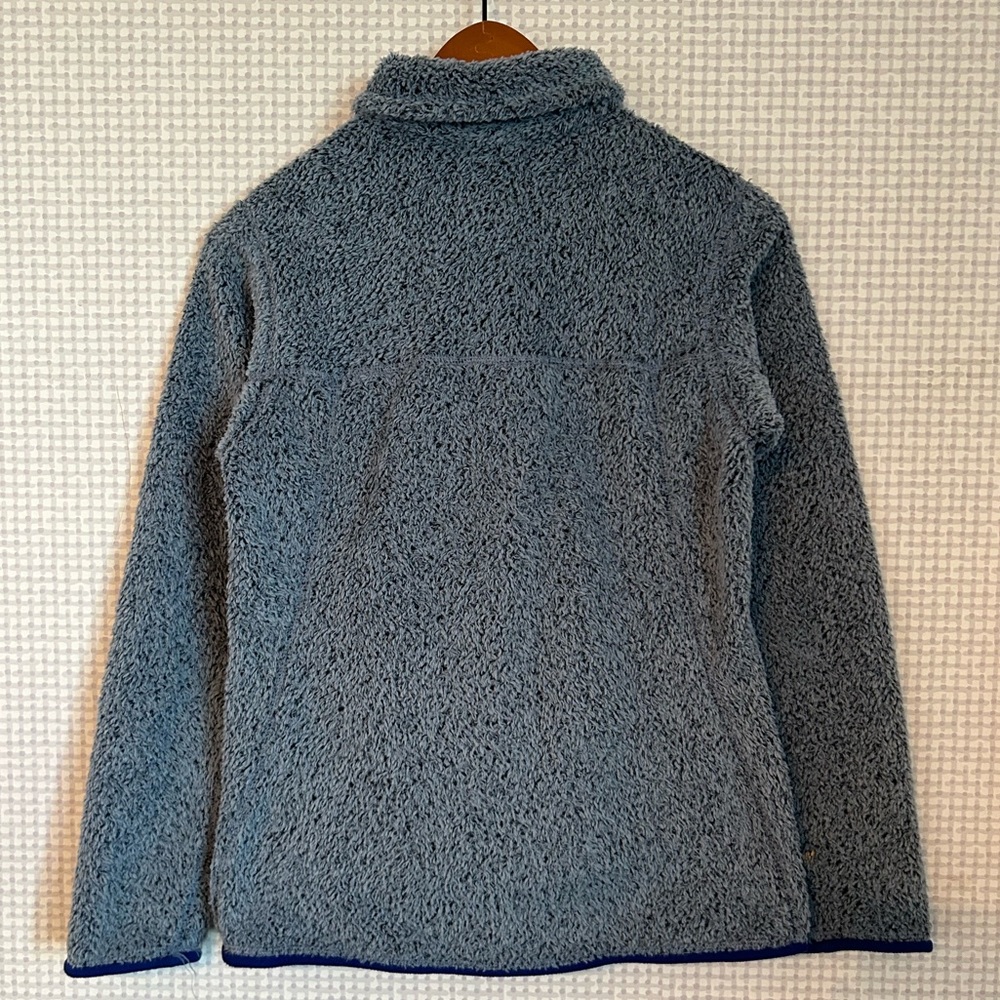 Patagonia Women’s XS 1/4 Snap Blue Fleece Pullover Jacket - Picture 4 of 11